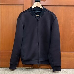 Armani Exchange Black Bomber Jacket